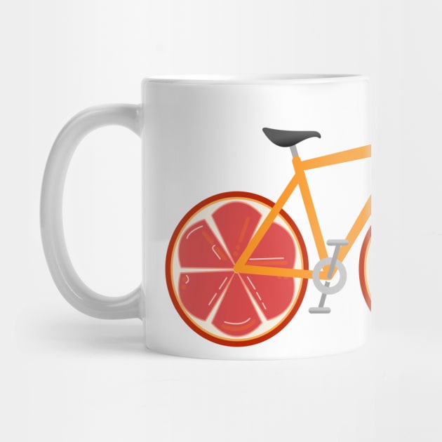 Juicy Citrus Grapefruit Wheels Bicycle by 4U2NV-LDN